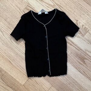 H&M Tee Girls Black